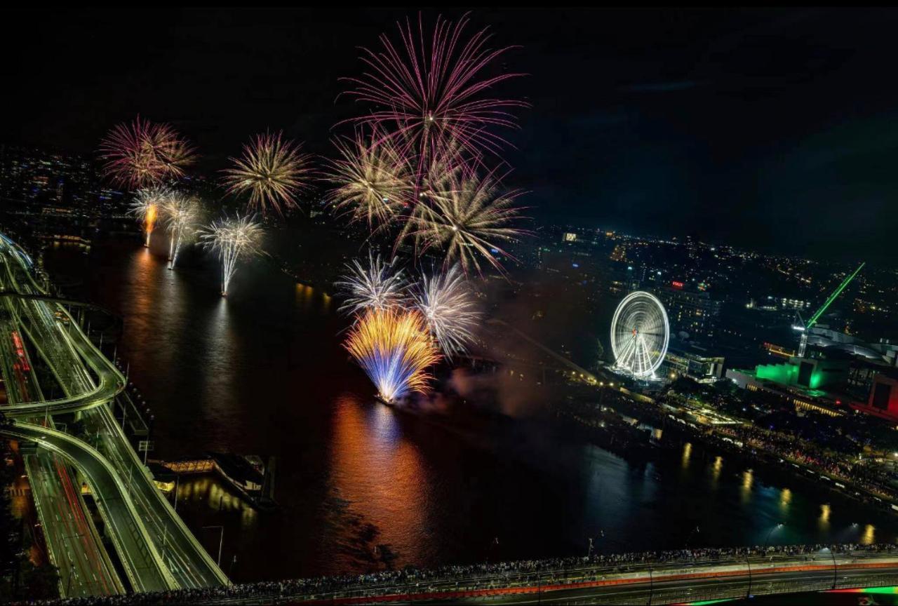 Brisbane Riverfront Oasis 2Bed Panoramic Riverview Kültér fotó