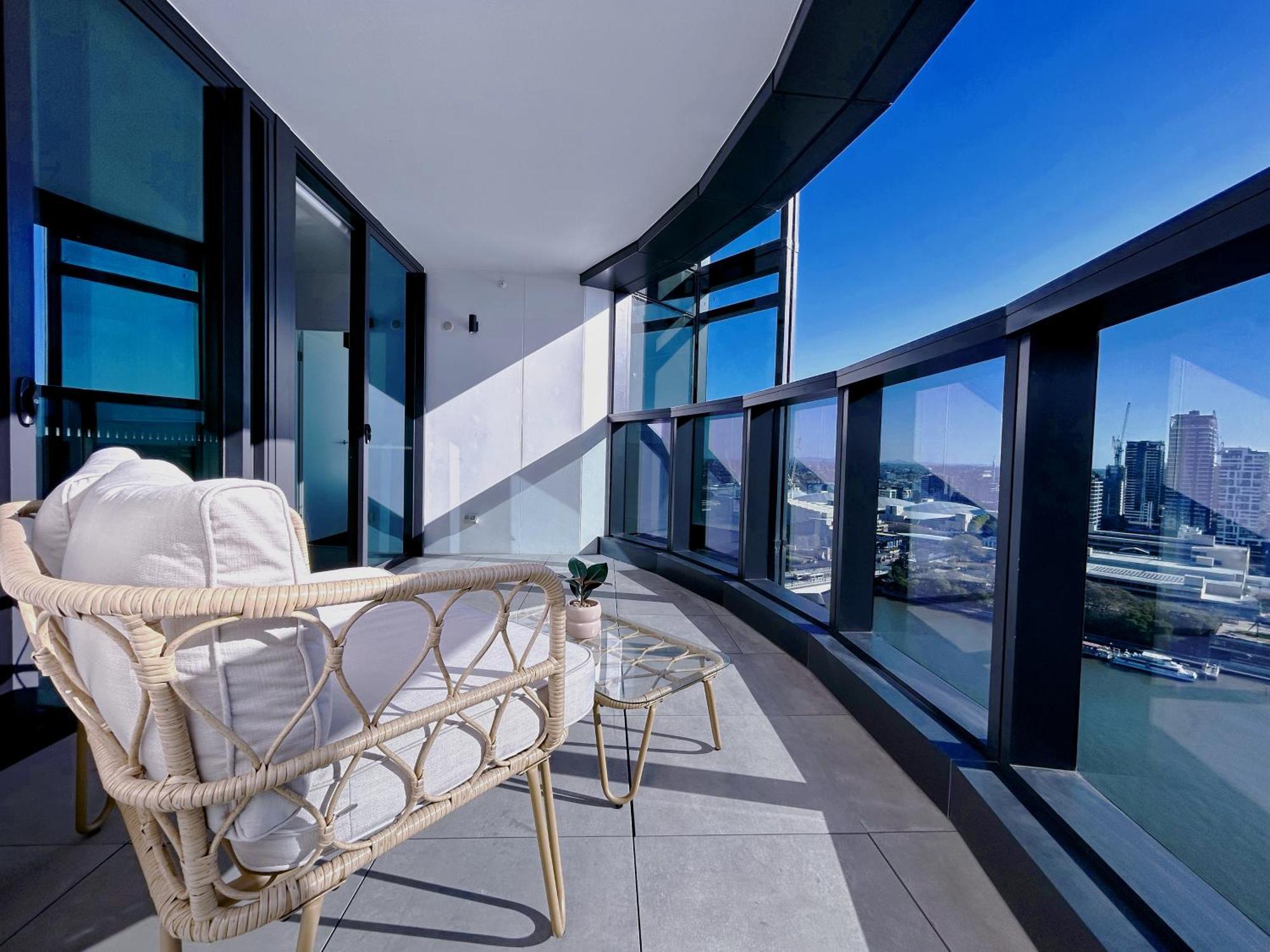 Brisbane Riverfront Oasis 2Bed Panoramic Riverview Kültér fotó