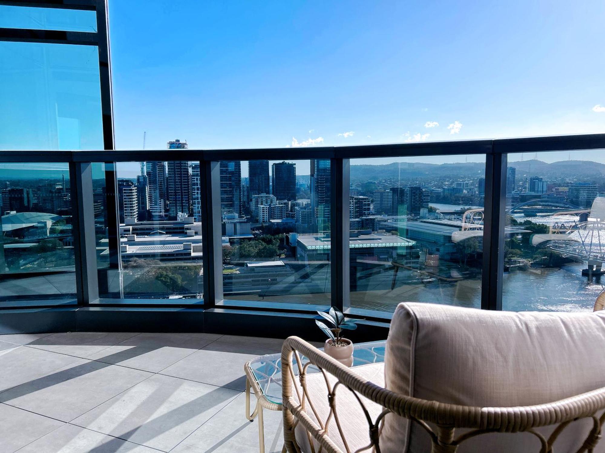 Brisbane Riverfront Oasis 2Bed Panoramic Riverview Kültér fotó